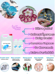 Craft Resin İnce Döküm Epoksi Reçine – Takı, Kalıp ve Hobi Uygulamaları İçin Şeffaf Reçine 7.5 kg