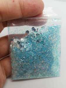 Epoksi Chunky Glitters Water Blue 4 gr