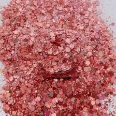 Epoksi Chunky Glitters Rose 4 gr