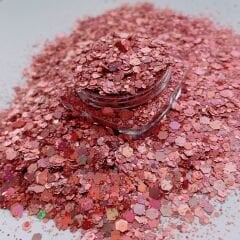 Epoksi Chunky Glitters Rose 4 gr