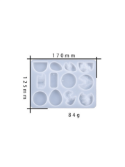 Epoksi Kolye Küpe Anahtarlık Ada Dağ Kalıpları