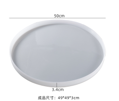 Epoksi 50cm Büyük Sehpa Masa Silikon  Kalıbı