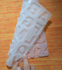 Epoksi Cartoon 2.5 cm Harf Silikon Kalıbı