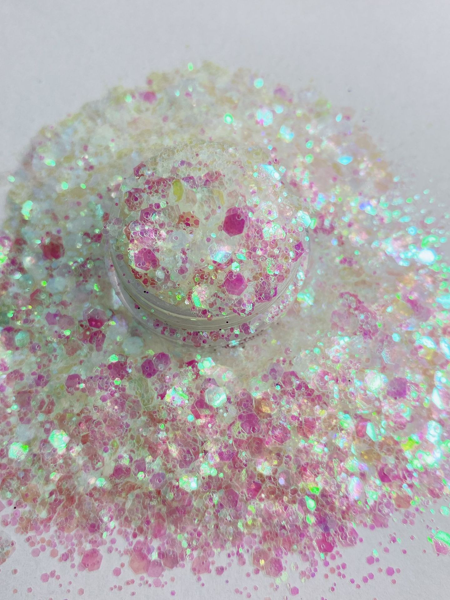 Epoksi Chunky Glitters White3  4 gr