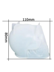 Epoksi 3D İskelet Kafası Kalıbı