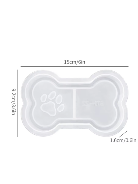 Epoksi Reçine Alçı Takı Pati Yemek Kabı Silikon Kalıbı