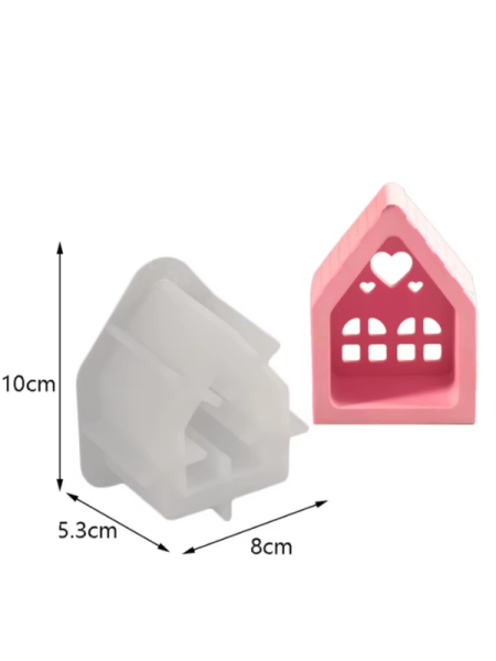 Epoksi Reçine Alçı Ev Mumluk Silikon Kalıbı