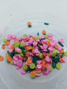 Epoksi Polimer Kil Süslemeler (Fimo Dilimleri) Tavşan  4gr