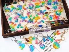 Epoksi  Reçine Yeni Büyük Anahtarlık Harf  Silikon Kalıbı