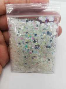 Epoksi Glitters Snow White 5 gr