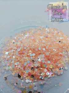 Epoksi Chunky Glitters Baby Orange 4 gr