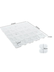 Epoksi Shakers Harf Kalıpları