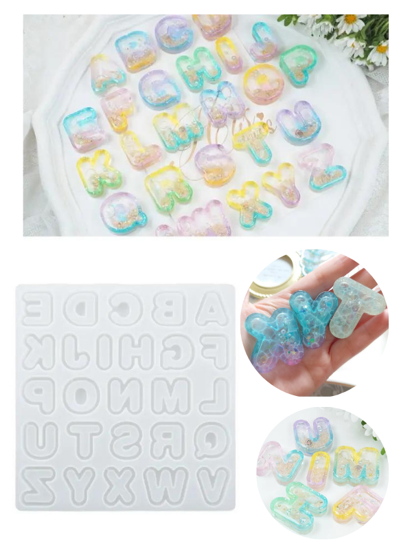 Epoksi Shakers Harf Kalıpları