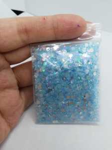 Epoksi Chunky Glitters Baby Blue 4 gr
