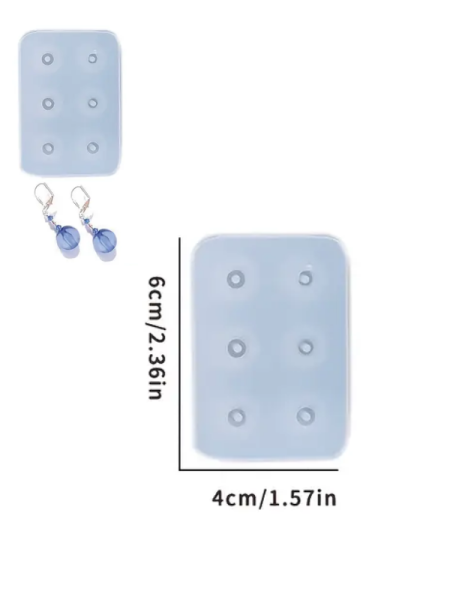 Epoksi Reçine 8mm 10mm Tesbih Boncuk Silikon Kalıbı