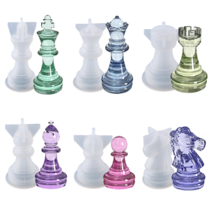 Epoksi 3d Satranç Taşları  Silikon Kalıbı  Seti