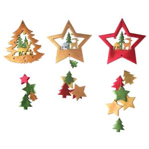 Epoksi Yılbaşı Noel Süsleme Silikon Kalıbı