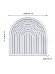 Epoksi Alçı Wave Trend Sunumluk Kalıpları Yarım Daire