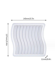 Epoksi Alçı Wave Trend Sunumluk Kalıpları Kıvrımlı