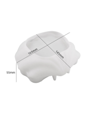 Epoksi Mum Alçı  Midye Deniz Kabuğu Mumluk SilikonKalıbı 2