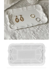 Epoksi Reçine Söz Nişan Tepsisi Yüzüklük Sunumluk Kalıpları