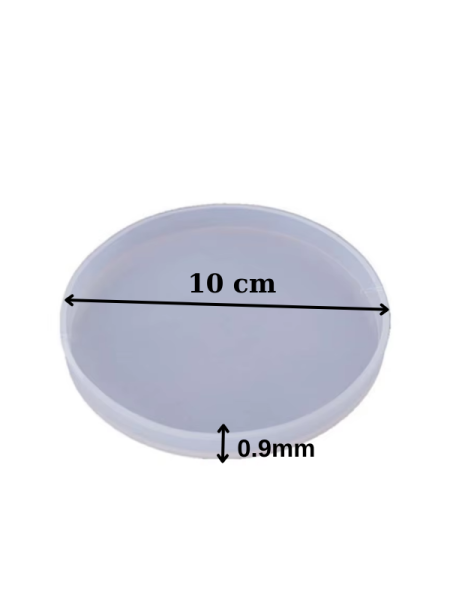 Epoksi Reçine 10 cm Bardak Altlığı Silikon Kalıbı