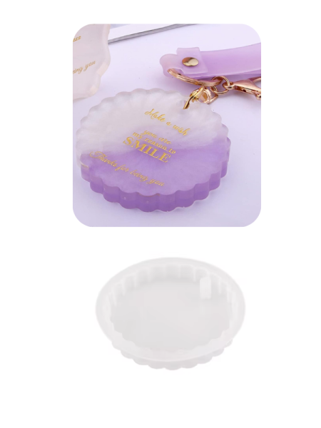 Epoksi Reçine 6.5 cm Magnet Silikon Kalıbı
