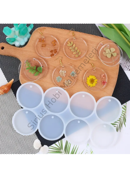 Epoksi 5 Çoklu Kolye Anahtarlık Magnet Silikon Kalıbı