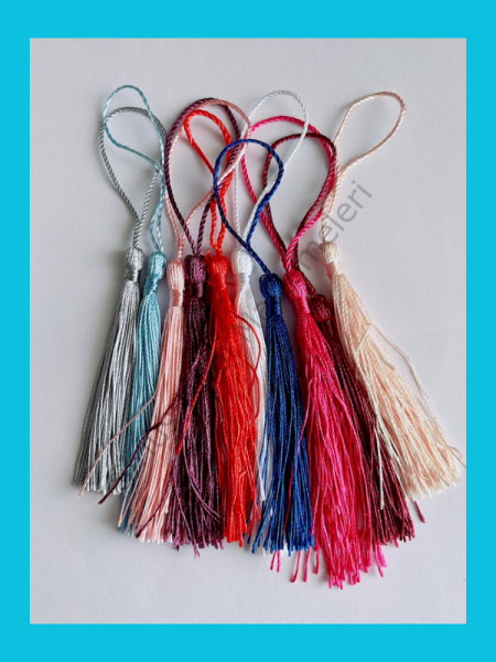 10 Adet Karışık Renk Püskül Seti