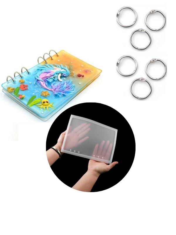Epoksi A5 Defter Kalıbı Seti 2 Set aparat ile