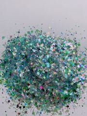 Chunky Glitters Diamante Cyan 4 gr