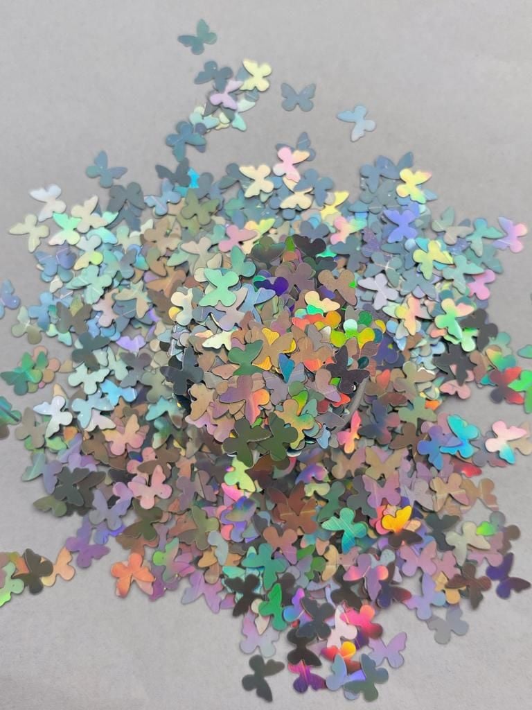 Holographic Butterfly Silver (Kelebek) 2gr