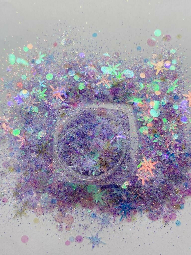 Chunky Glitters Magic Box Lila 4gr