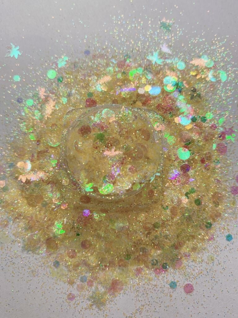 Chunky Glitters Magic Box Orange 4gr