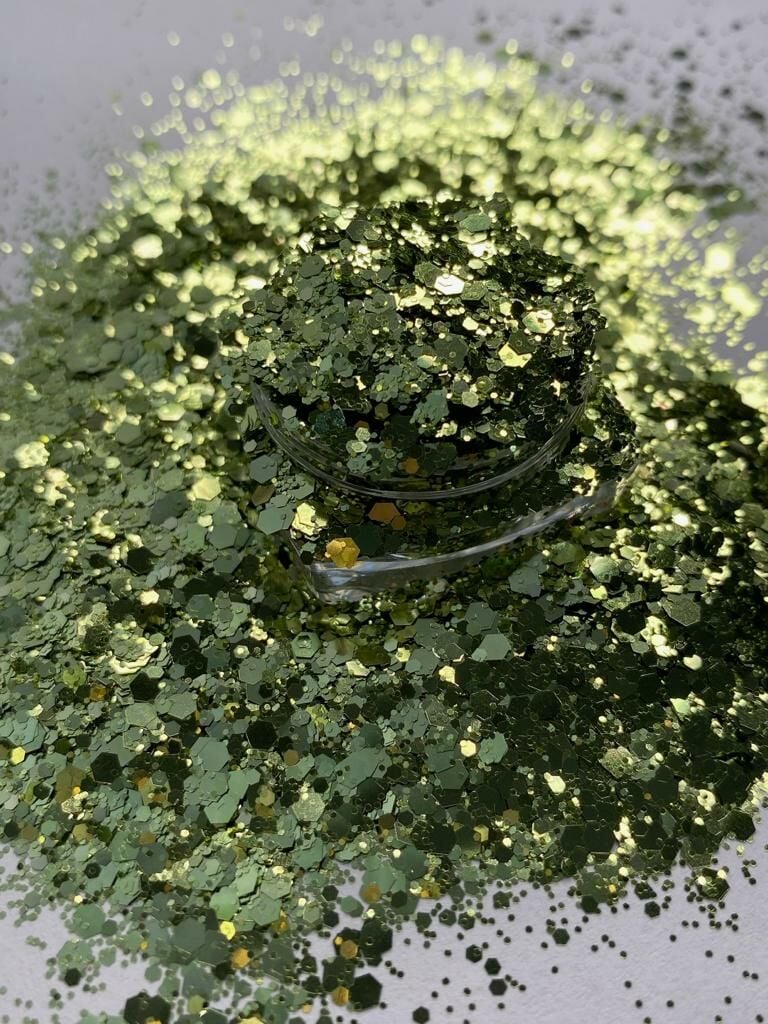 Chunky Glitters Quartz Nephrite 4 gr