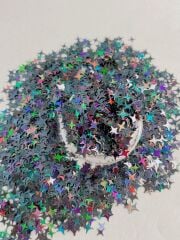 Holographic Point Stars ( Yıldız) Black 2,5 gr