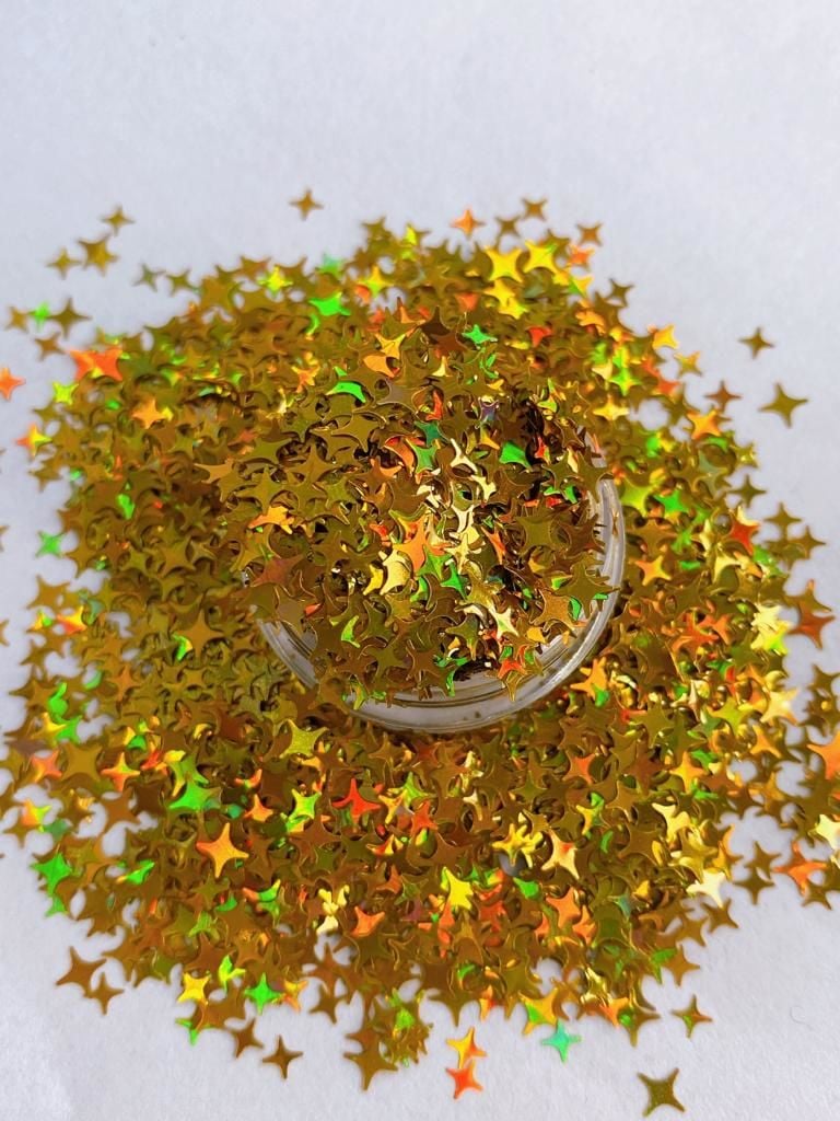 Holographic Point Stars ( Yıldız) Gold 2,5 gr