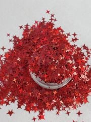 Holographic Point Stars ( Yıldız) Red 2,5 gr