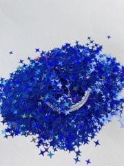 Holographic Point Stars ( Yıldız) Blue 2,5 gr