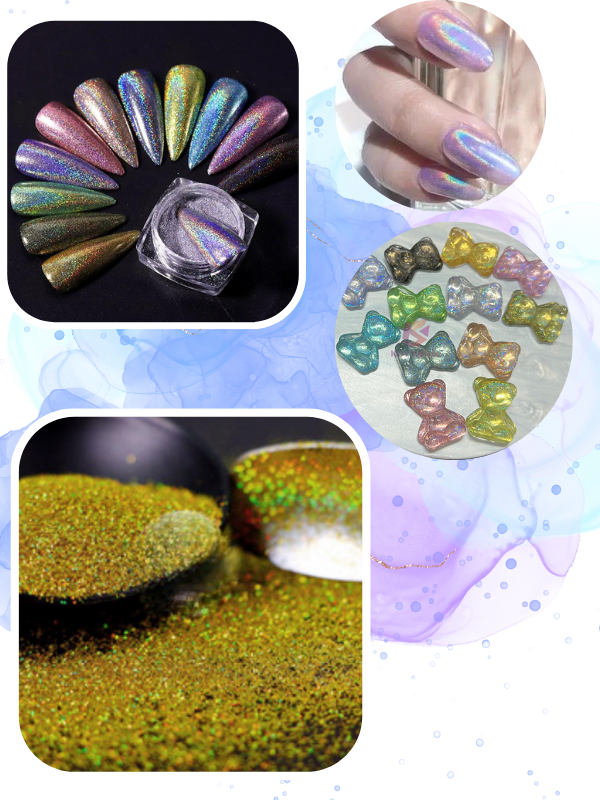 Magic Lazer Holographic Fine Glitter Gold 4 gr