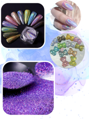 Magic Lazer Holographic Fine Glitter Lila 4 gr
