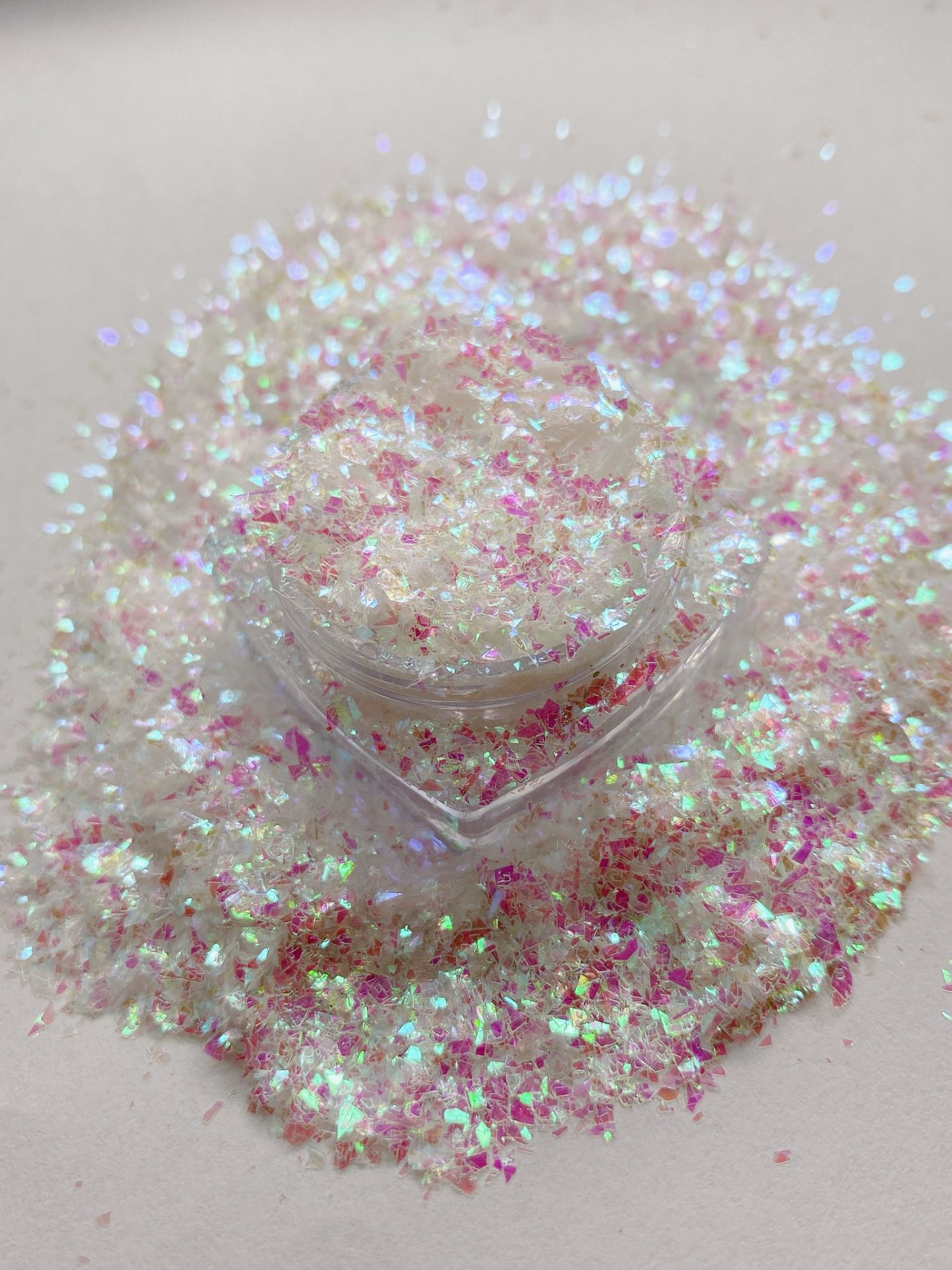 Holographic Fine  Flakes  Pinkmix 3 gr