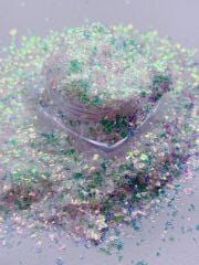 Holographic Fine  Flakes  Greenmix 3 gr