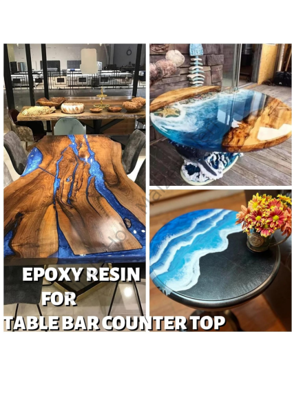 Craft Resin Kalın Döküm Epoksi Reçine – Masa ve Sehpa Yapımı İçin Şeffaf Reçine 7.5-30 kg