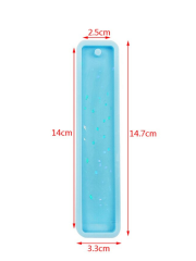 Epoksi Hologramlı Kitap Ayracı Kalıbı 15 cm ufak hatalar olabılır