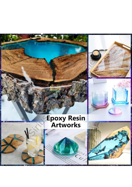 Craft Resin Kalın Döküm Epoksi Reçine – Masa ve Sehpa Yapımı İçin Şeffaf Reçine 1.5 kg