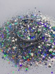 Chunky Glitters Glitz Silver Astro 4 gr