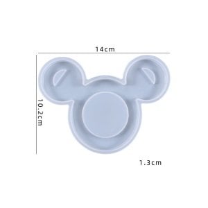 Epoksi Mickey Bardak Altığı Kalıbı