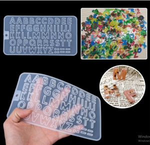 Epoksi Küçük Harfler Silikon Kalıbı