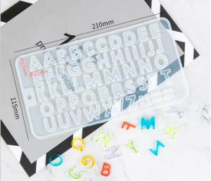Epoksi Küçük Harfler Silikon Kalıbı
